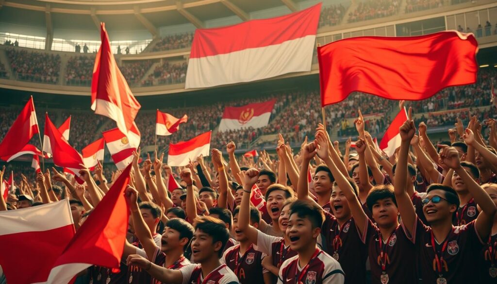 Dukungan Suporter Timnas Indonesia