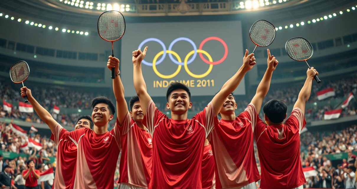 Pebulutangkis Indonesia Raih Emas di Olimpiade