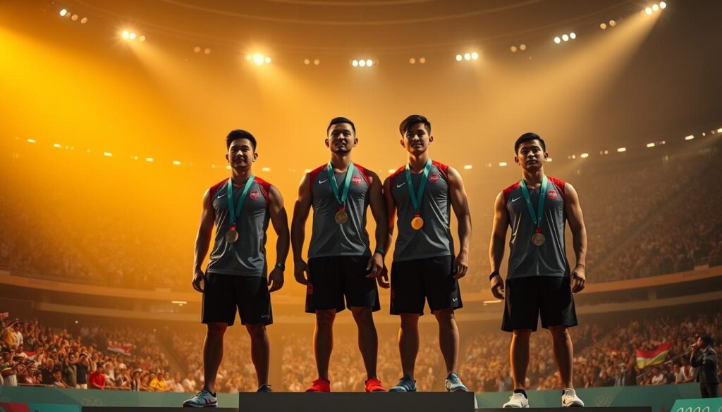 Pebulutangkis Indonesia Raih Emas di Olimpiade