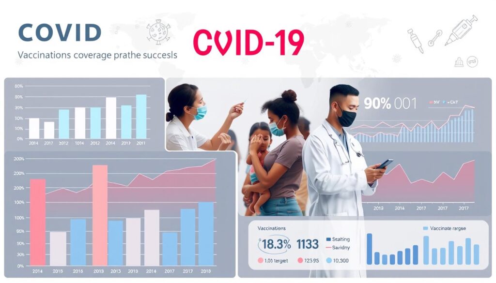 grafik capaian vaksinasi