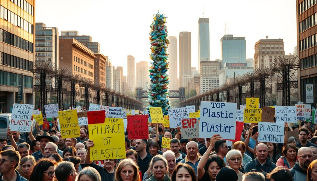 kampanye lingkungan sampah plastik